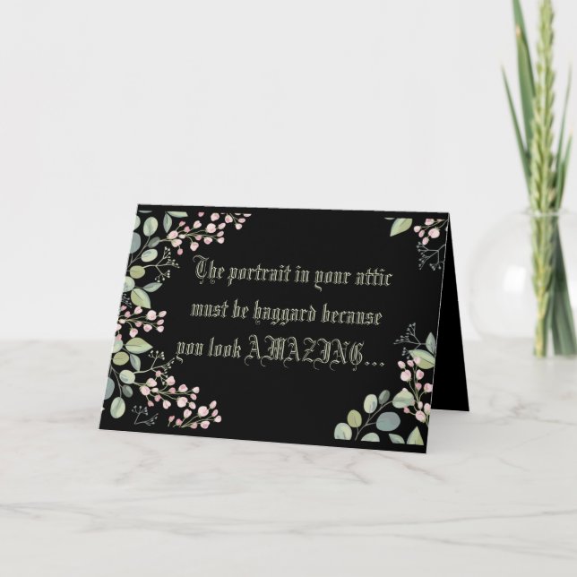 Cartão Dorian Gray Birthday Card (Frente)