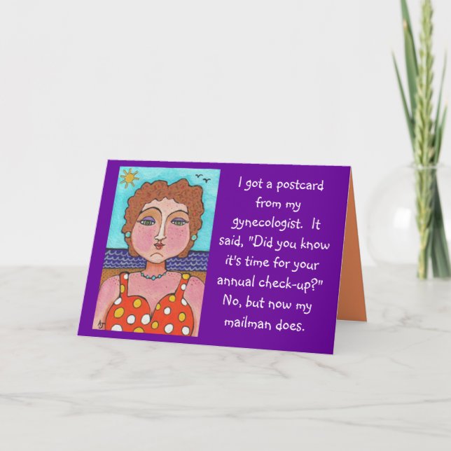 Cartão DORIS:  I got a postcard... - greeting card (Frente)