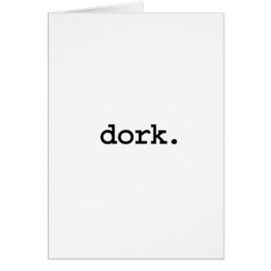 Cartão dork.