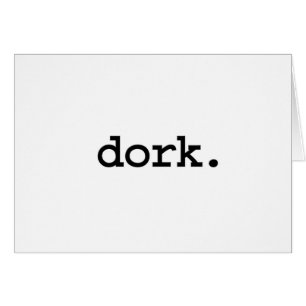 Cartão dork.