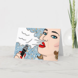 Cartão Dormir, Brincar, Vapor e Comer Bolo de Aniversário