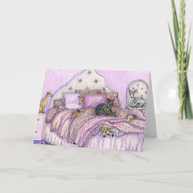 Cartão Dormir, chicotes e galores de galo! (Frente)