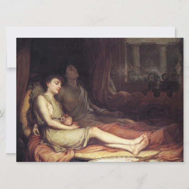 Cartão Dormir e Morte de Meio Irmão (Grief) (Frente)