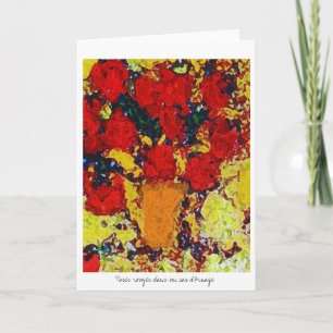 Cartão d'Ornage do un cas dos dans dos vermelhos dos