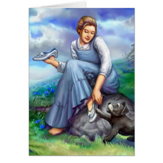 Cartão Dorothy e os calçados de prata