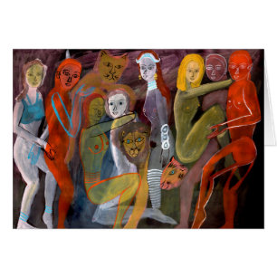 Cartão dos amantes e dos leões