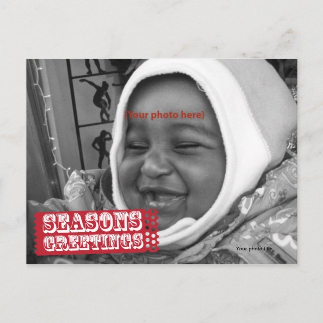 Cartão dos cumprimentos das estações (Frente)