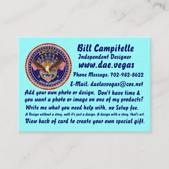 cartão dos dae B (Frente)