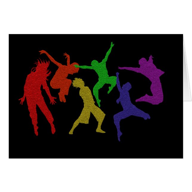 Cartão dos dançarinos (Frente Horizontal)