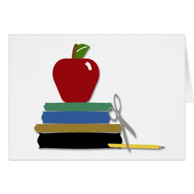 Cartão dos dias escolares (Frente Horizontal)