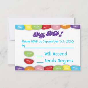 Cartão dos doces RSVP