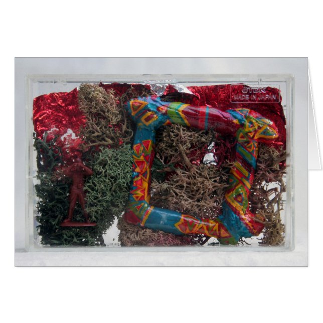 Cartão dos meios mistos de Embuscade K7 1986 da (Frente Horizontal)