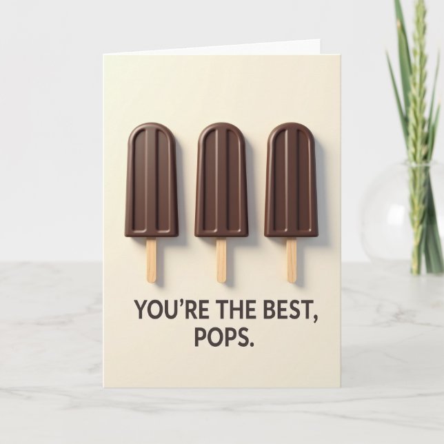 Cartão dos Melhores Choco Pops (Frente)