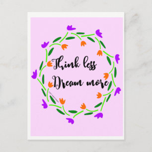 Cartão dos pensadores e dos sonhadores