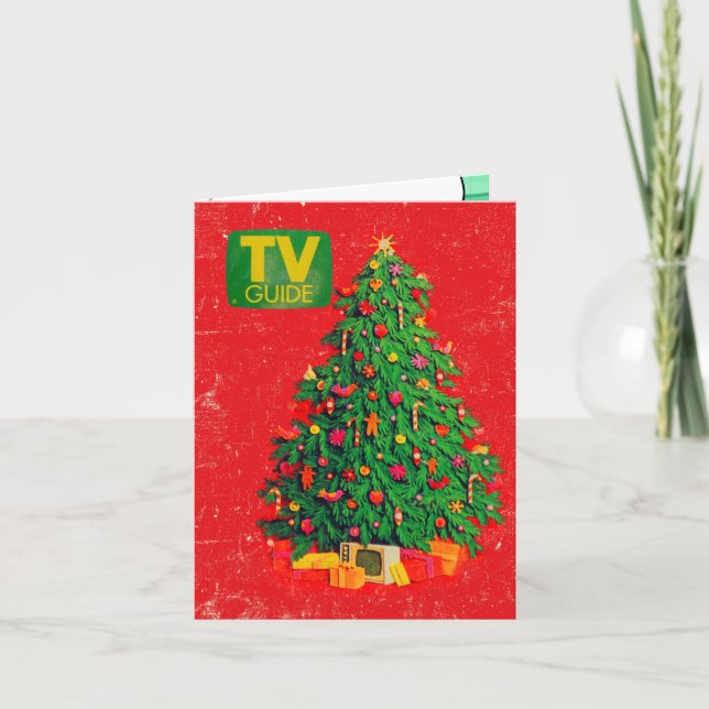 Cartão dos Programas de Natal Favoritos na TV (Frente)