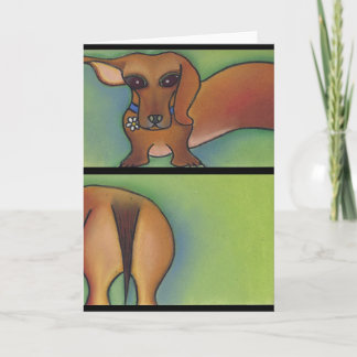 Cartão Double Dutch Doxie by Robyn Feeley