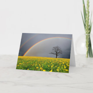 Cartão Double Rainbow