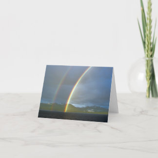 Cartão Double Rainbow