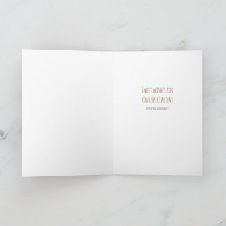 Cartão Doughnut Folded Birthday Card 