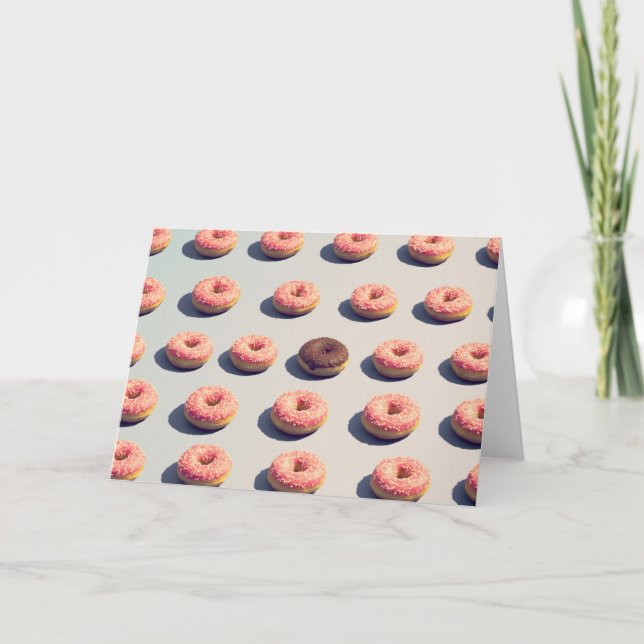 Cartão Doughnuts In A Group (Frente)