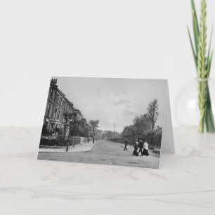 Cartão Douglas Road, Canonbury, Islington, c.1905