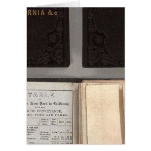 Cartão Dourada Corrida para a Califórnia