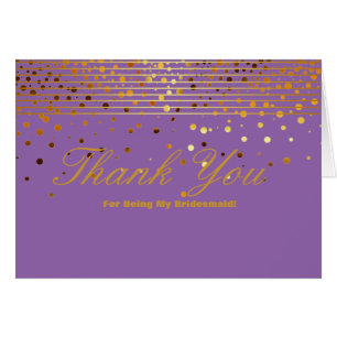 Cartão Dourada Glitter Stripes Por Ser Meu Obrigado De Br