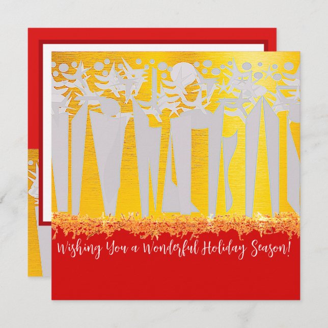 CARTÃO &DOURADO (Frente/Verso)