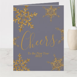 Cartão Dourado aplauso à empresa do ano novo