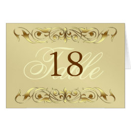 Cartão Dourado da mesa do rolo da grã-duquesa