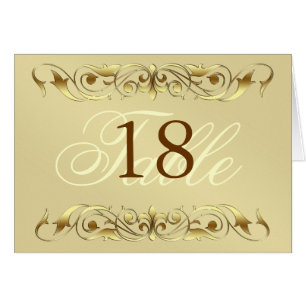 Cartão Dourado da mesa do rolo da grã-duquesa