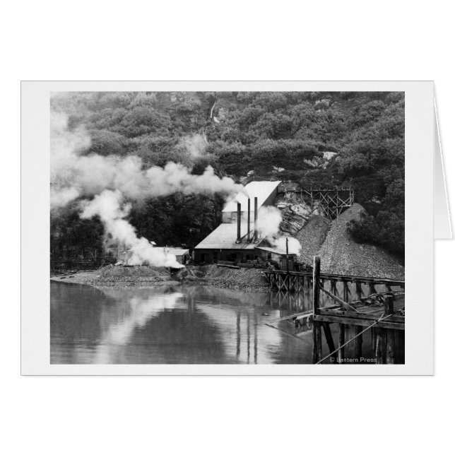 Cartão Dourado Mine em Valdez, no Alasca, Fotografia (Frente Horizontal)