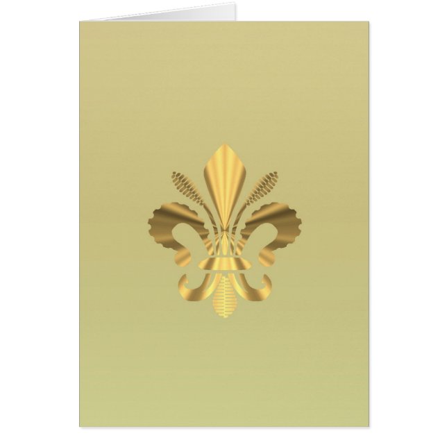 Cartão Dourado pulso de raias (Frente)