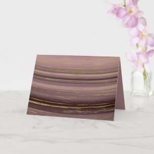 Cartão Dourados fios