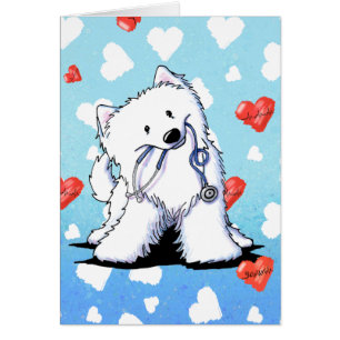 Cartão Doutor KiniArt Samoyed