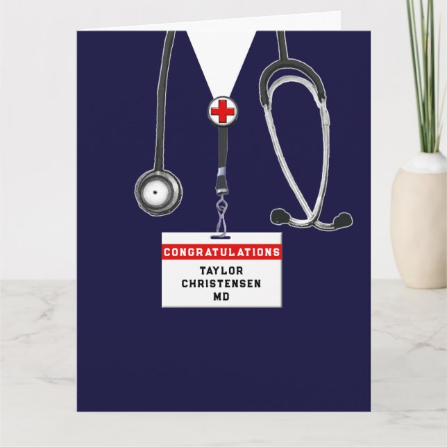 Cartão Doutora em Medicina (Frente)