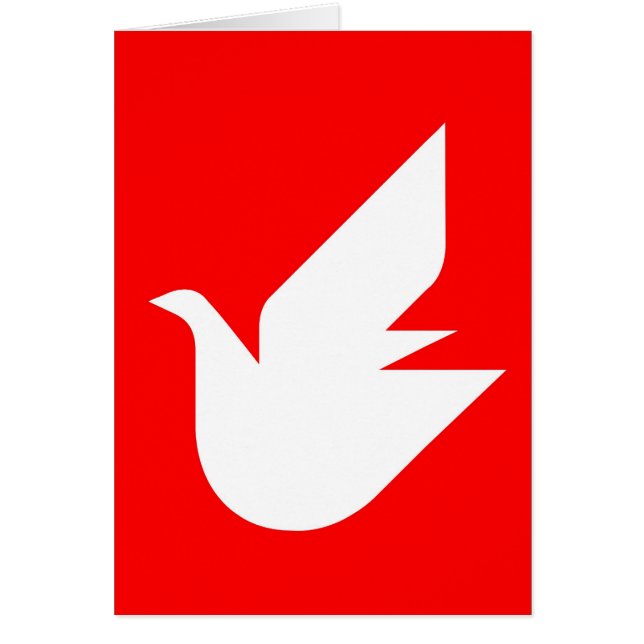 Cartão Dove of Peace (Frente)