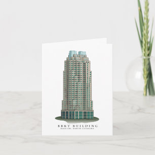 Cartão Downtown Raleigh, NC Notecards