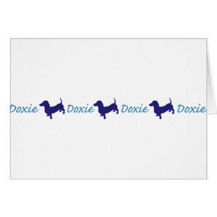Cartão Doxie/Dachshund