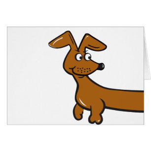 Cartão Doxie Dachshund