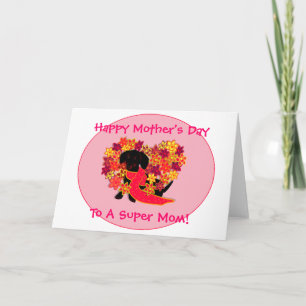 Cartão Doxie Mother's Day card