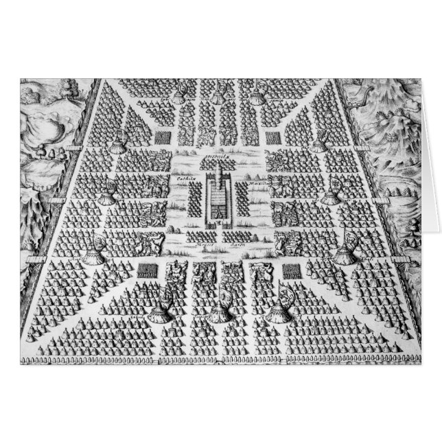 Cartão Doze tribos de Israel (Frente Horizontal)