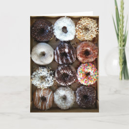 Cartão Dozen Rosquinha Birthday