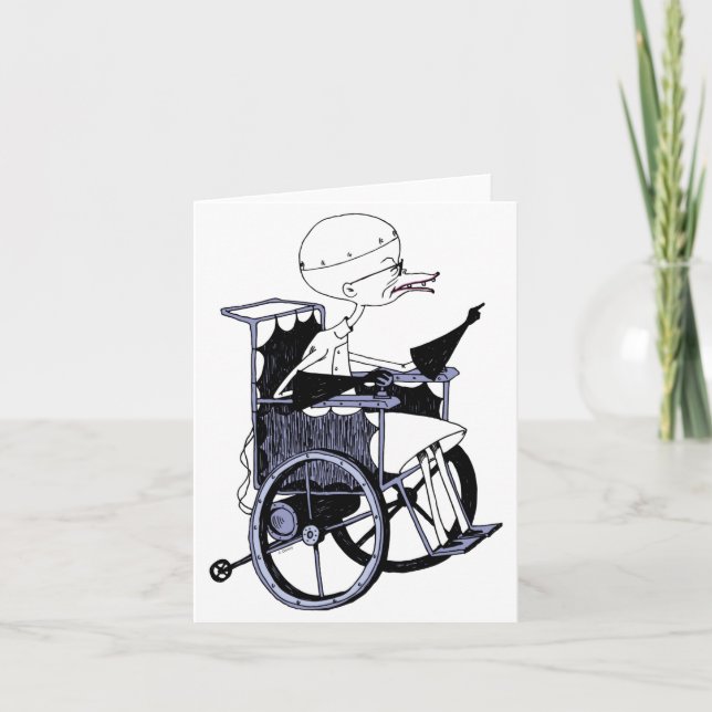 Cartão Dr Finkelstein Bebê Cientista Louco  (Frente)