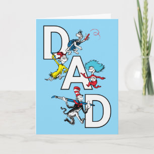 Cartão Dr. Seuss Dia dos Pais