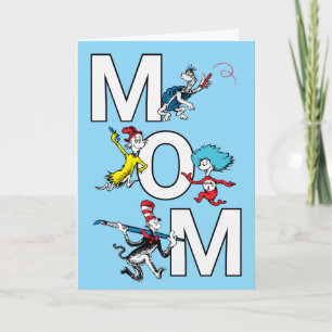 Cartão Dr. Seuss Feliz Dia das Mães