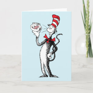 Cartão Dr. Seuss   Gato no Chapéu & Krinklebine