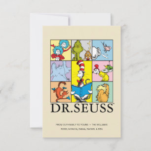 Cartão Dr. Seuss Histórias em Gráficos