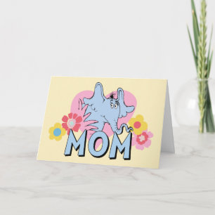 Cartão Dr. Seuss Horton Elefante Mamãe Dia das Mães Foto