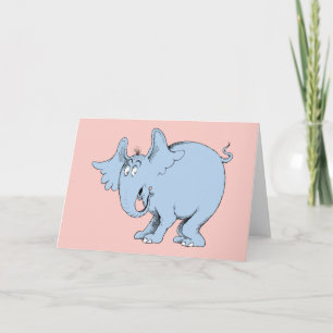 Cartão Dr. Seuss Horton ouve Quem